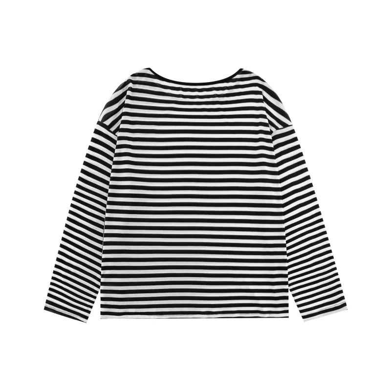 WORKSOUT Premium Minimalist Style American Cover Up Long Sleeved T Shirt Women's-1