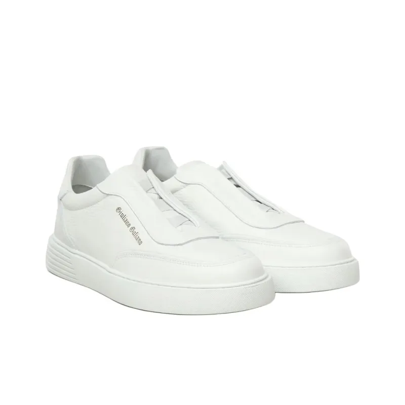 Giuliano Galiano Victory Low Top Skateboard Shoes Men's White-2