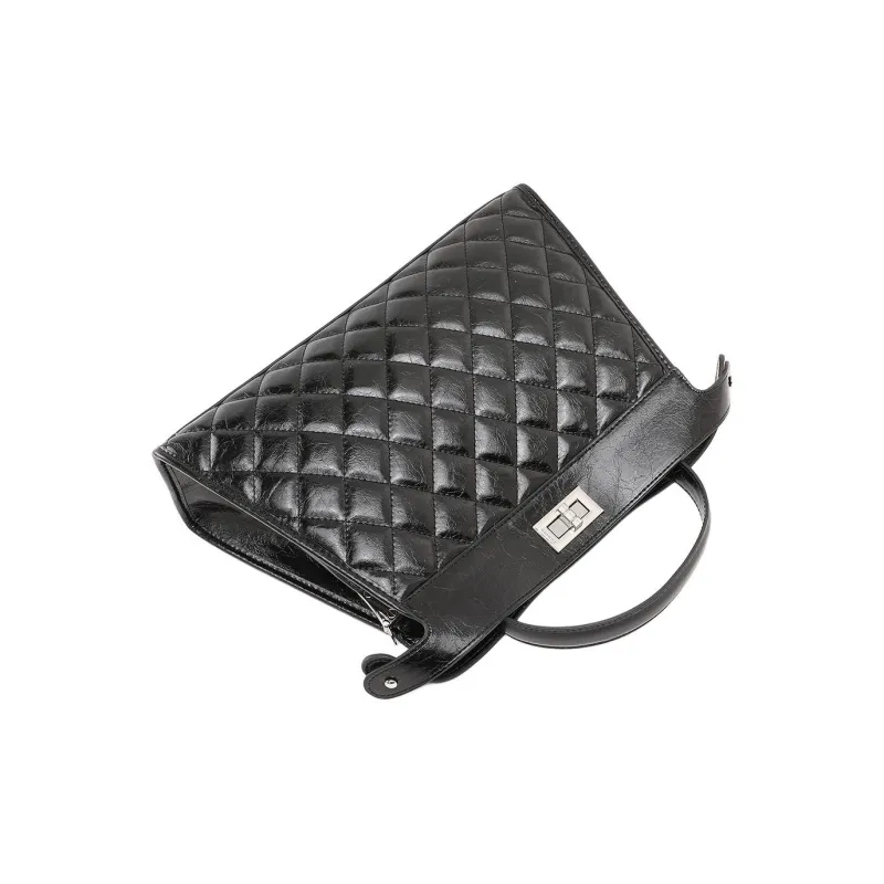 DAPHNE PU Kelly Bag, Handbag, Shoulder Bag, Crossbody Bag Regular Women's Black-2