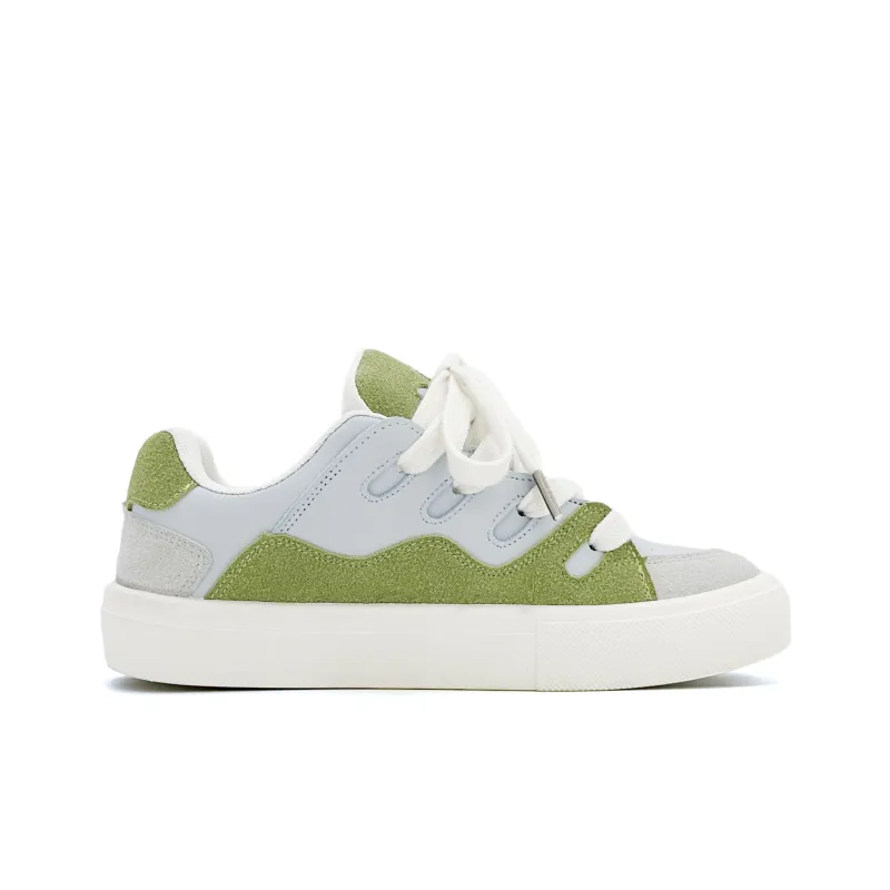 FULLXUAN Low Top Skateboard Shoes Women's Mint Cake-2