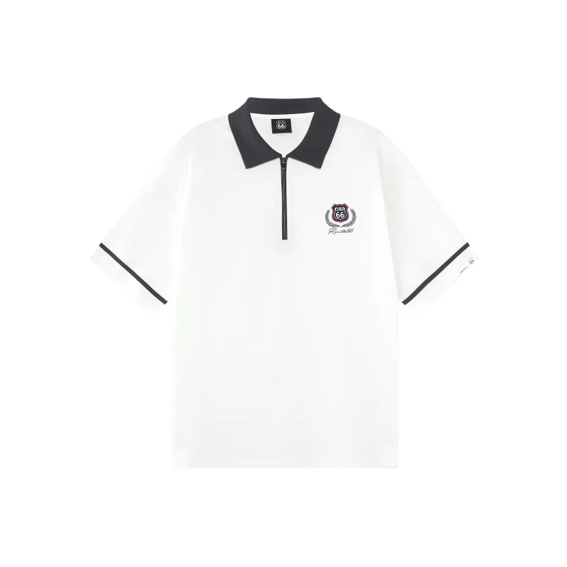 66ROUTE 66 Men's Polo Shirt Unisex-3