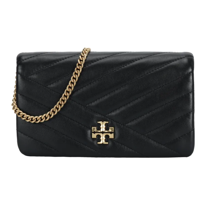 TORY BURCH Nappa Leather Shoulder Bag Crossbody Bag Wallet Women's Black-0
