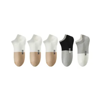 MIIOW No Show Socks Men's 5 Pack