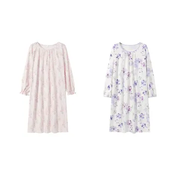 Herbal Primer Nightgown Women's Combo Set