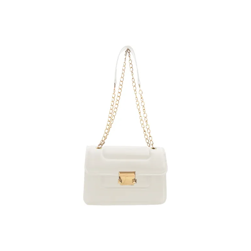 AOSONG PU Crossbody Bag Regular Unisex White/Black-6