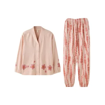 ZAO FU NIAO Pajama Set Women's Grapefruit Red