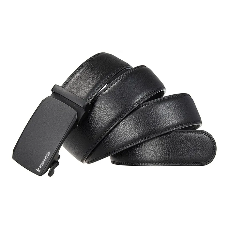 ROBINHOOD Cow Split Leather Belts Men's Width 3.5cm-2