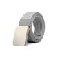 Light Gray-Gunmetal Buckle