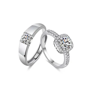 Right Hand Waiting Moissanite Rings Unisex