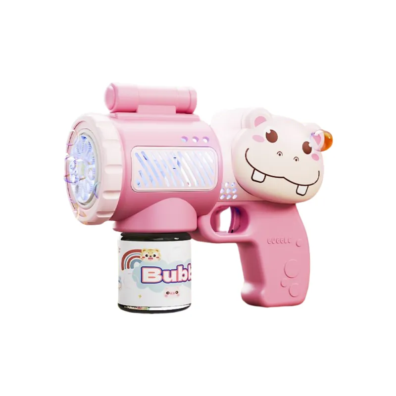 Lezhi By Me Electric Large Capacity Animal Styling Toy Bubble Machines-3