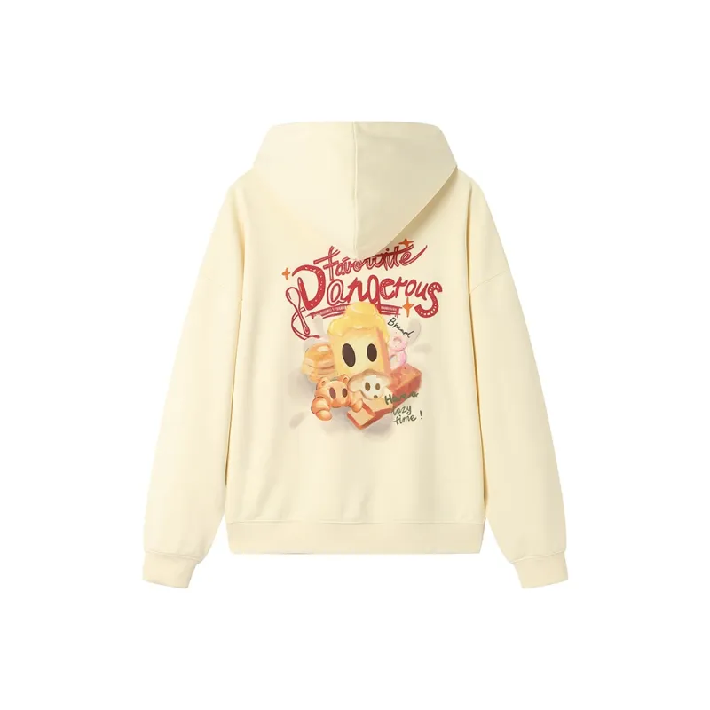 DANGEROUSPEOPLE Sweatshirt Unisex Beige Yellow-1