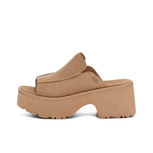 UGG EVA Slip Resistant Abrasion Resistant Slide Slippers Women's Brown