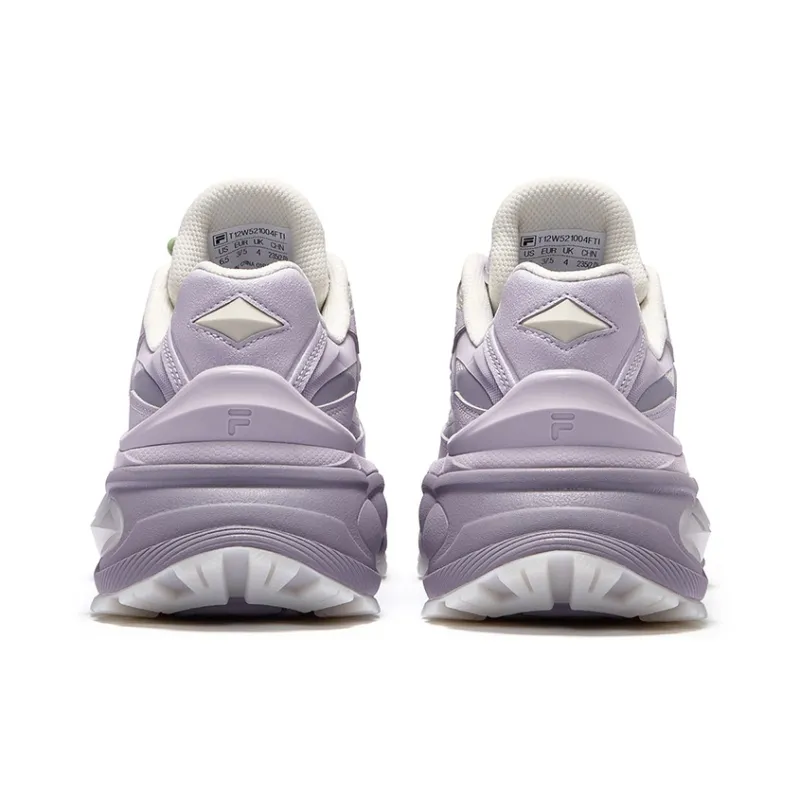 FILA FUSION BIANCO III Low Top Casual Shoes Women's White Purple-3