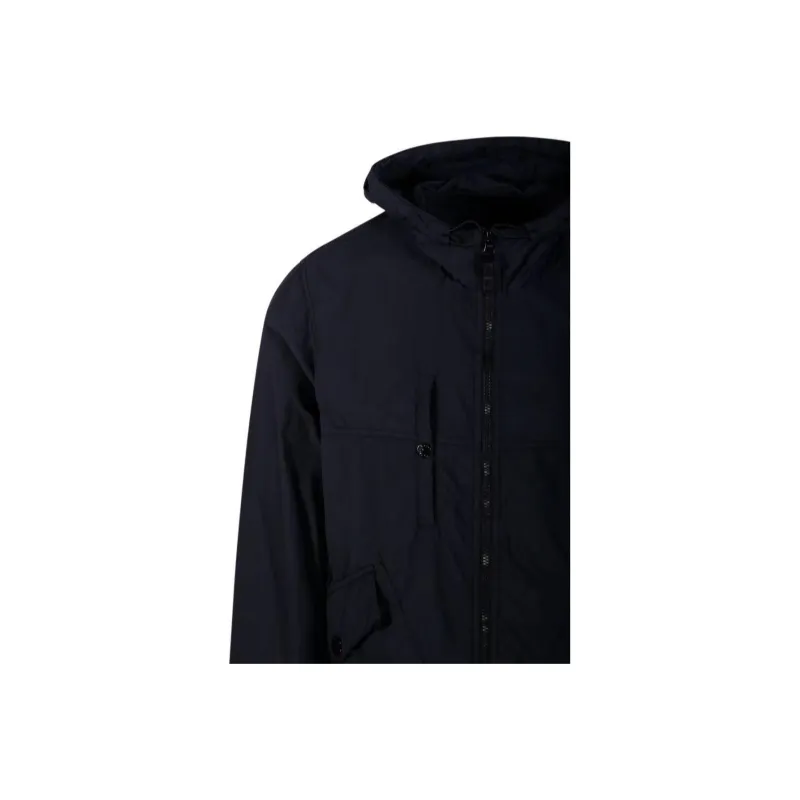 STONE ISLAND Zipped Hooded Jacket-3