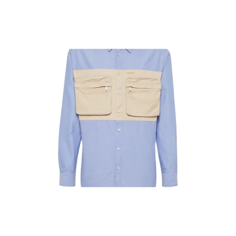 DSQUARED2 Cargo pockets Cotton Shirt-5