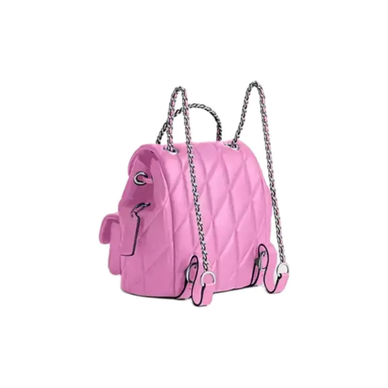 COACH Tabby Nappa Leather Backpack Trumpets Women's Fuchsia-1