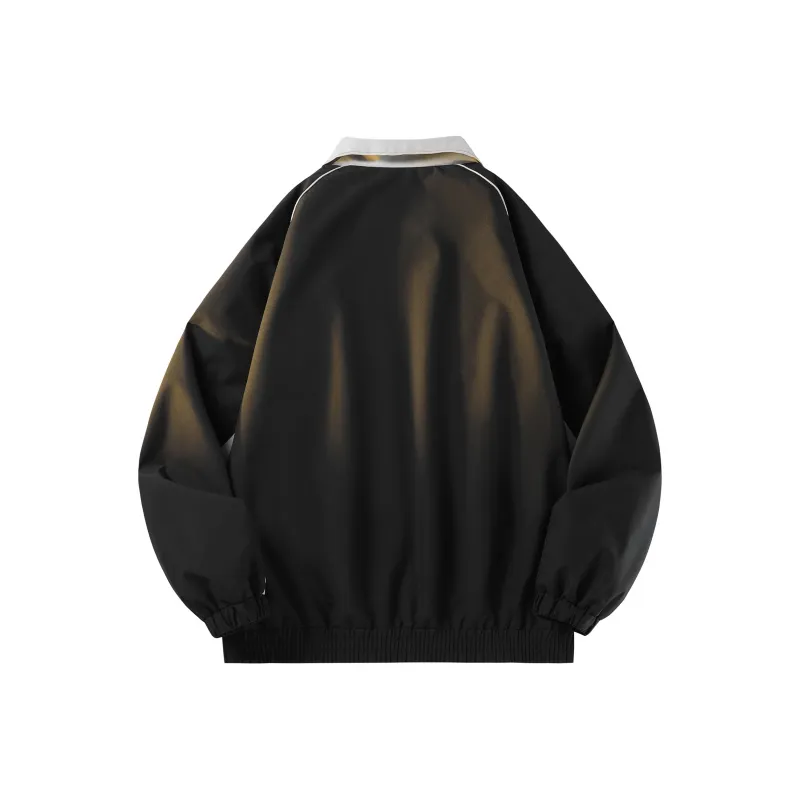 NCAA Jackets Coats Unisex Black Beige-1