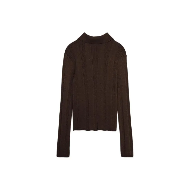 ZARA Knitwear Women's Dark Brown-1