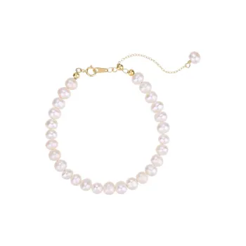 Old Fu Gold Pearl Bracelets Women's