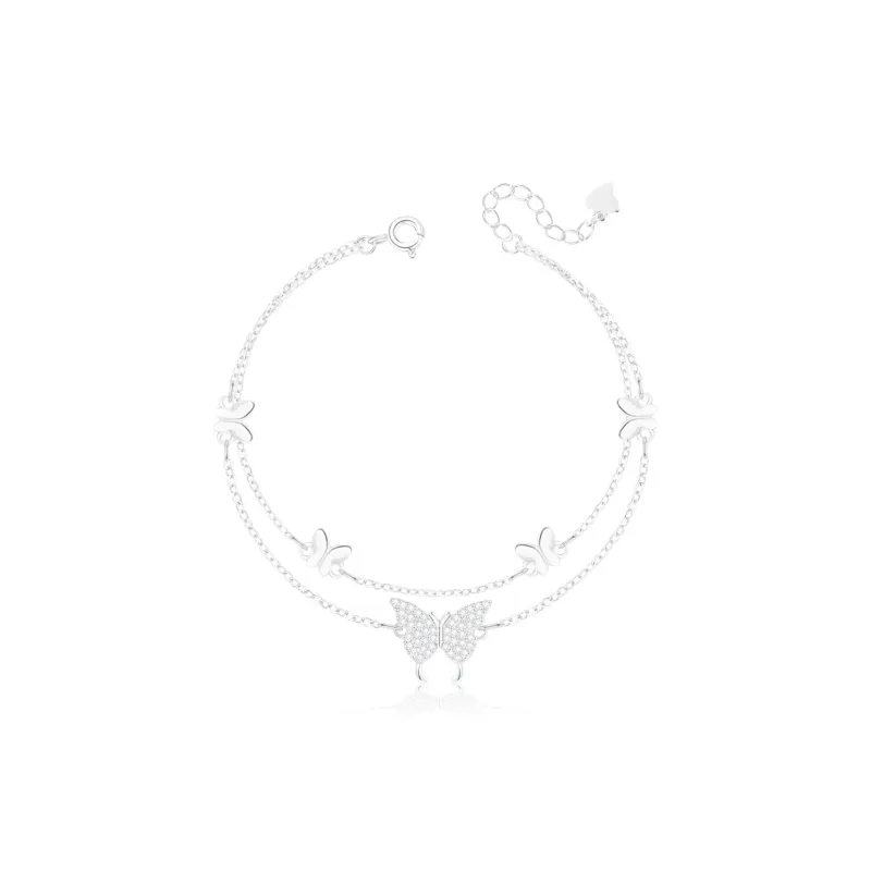 PRETTY DIARY S925 Silver Bracelets Women's-0