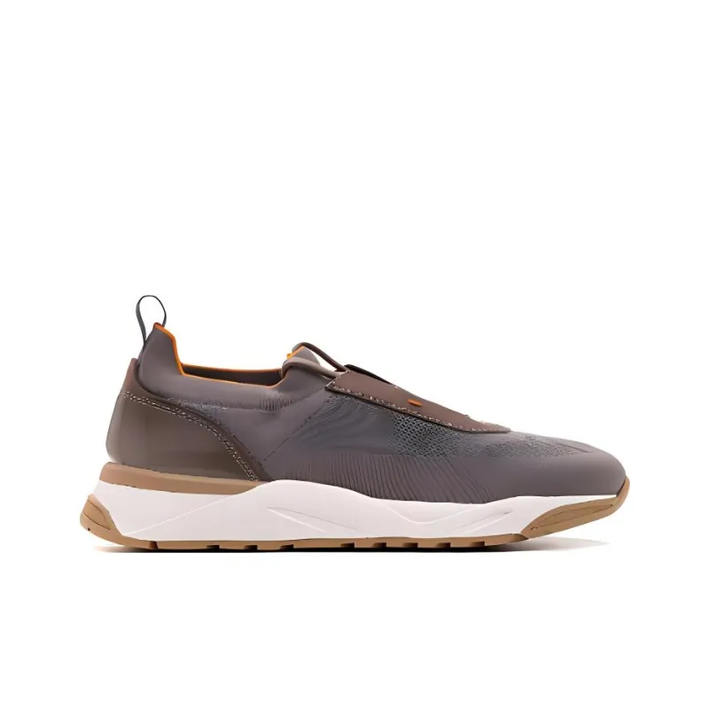 Santoni Knit Lace Up Sneakers-1
