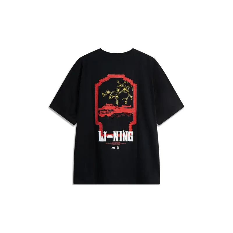 LiNing x GUGONG,LIANMINGKUAN Chinese Culture Series T Shirt Unisex Black-1