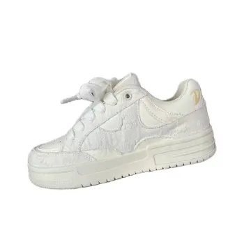 Puppytown Water Resistant Slip Resistant Breathable Low Top Skateboard Shoes Women's White