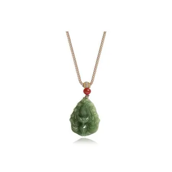 Di Su Xing Hetian Jade Pendants White Jade Women's