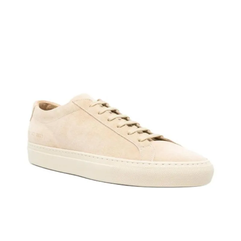 COMMON PROJECTS Achilles T Low Top Skateboard Shoes Men's Light Beige-2