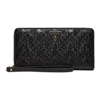 GUESS Faux Leather Wallet Regular Women's Black