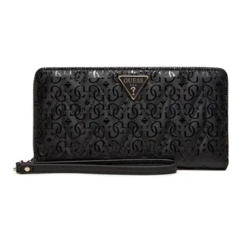 GUESS Faux Leather Wallet Regular Women's Black