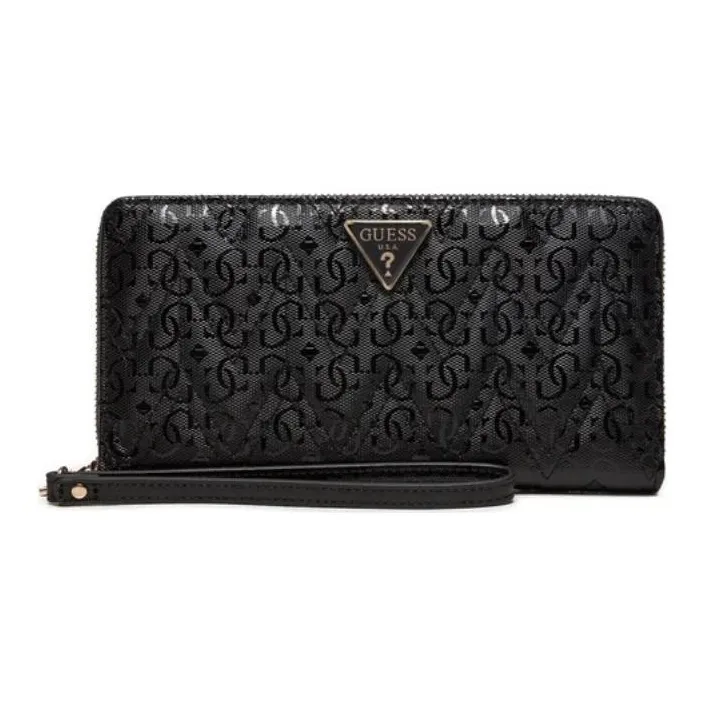 GUESS Faux Leather Wallet Regular Women's Black-0