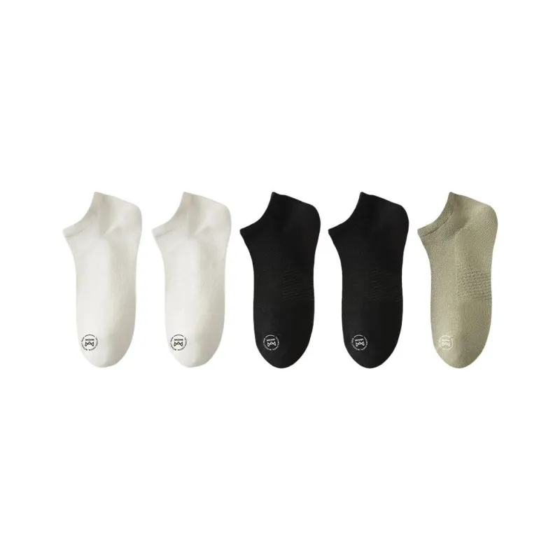 MIIOW No Show Socks Men's 5 Pack-30