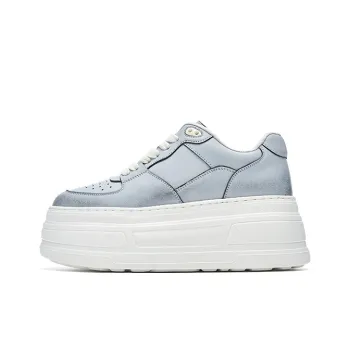 HR Low Top Skateboard Shoes Women's Blue Gunmetal