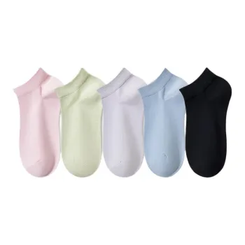 Temooues Ankle Socks Women's 5 Pack