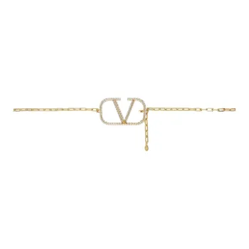 Valentino Metal Waist Chains Women's Gold Width 0.5CM