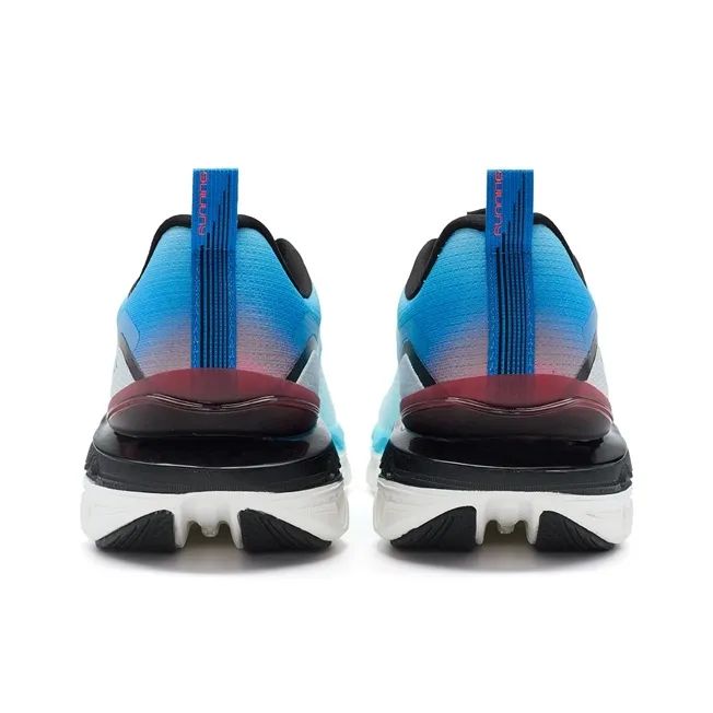 XTEP Cushioning Rotation 11 Cushioning Lightweight Breathable Low Top Casual Training Running Shoes Men's White Blue-4