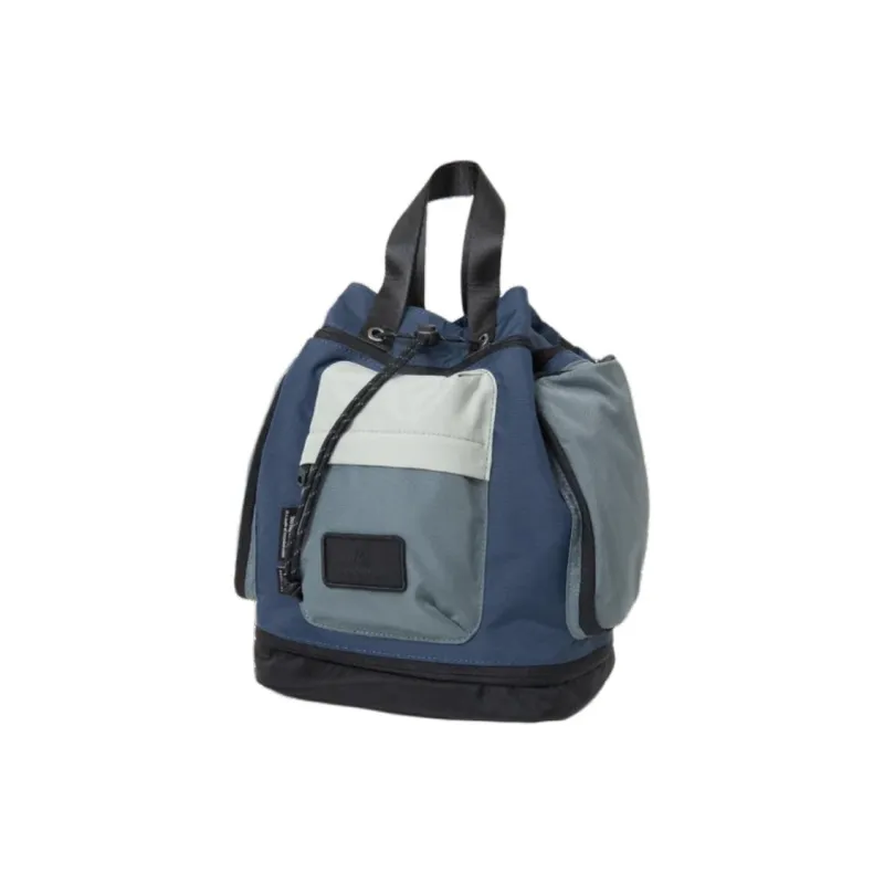 Doughnut Recycled Polyester Backpack Unisex Dark Blue & Gray-1