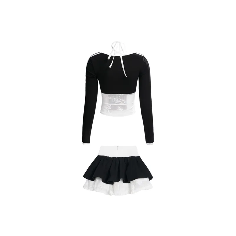 BEAR UNION Skirt Set Women's Black-1