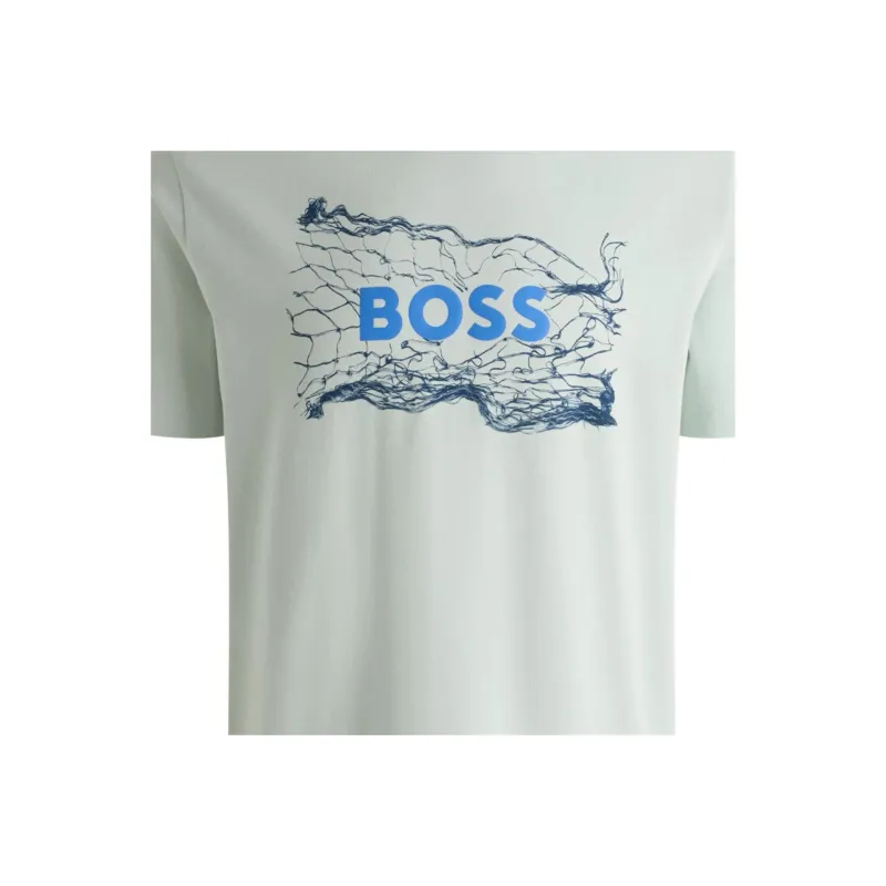 HUGO BOSS T Shirts Men Teal-2