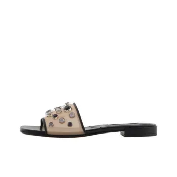 10 CORSO COMO x AMANI Quiet Slide Slippers Women's Beige