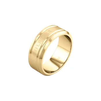Tommy Hilfiger Stainless Steel Rings Men's Gold