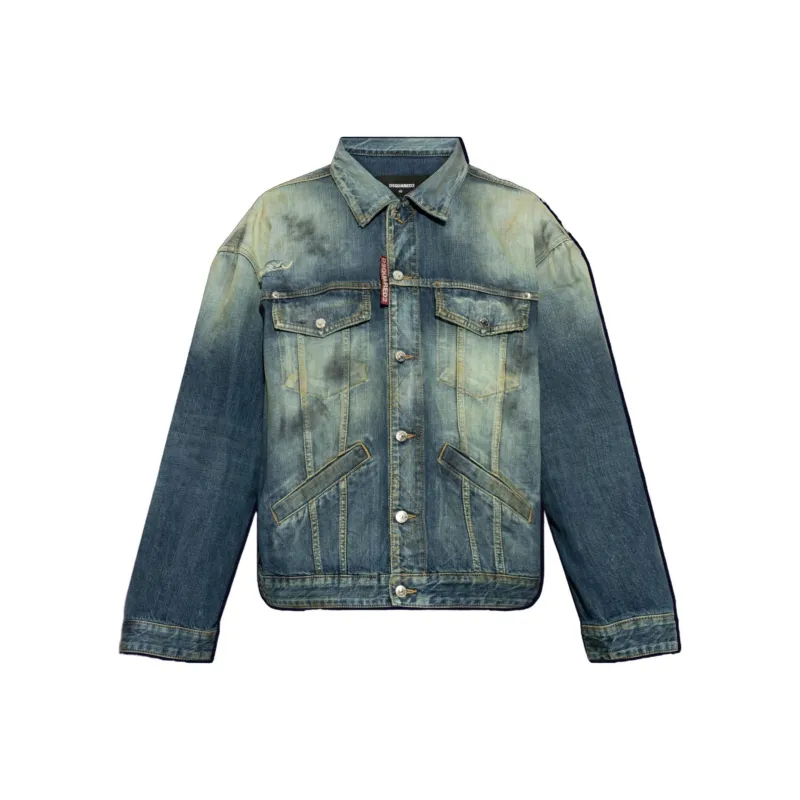 DSQUARED 2 Long Sleeved Denim Jacket-0