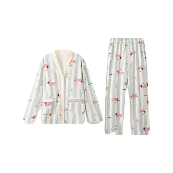 ZAO FU NIAO Pajama Set Women's Celestial Blue