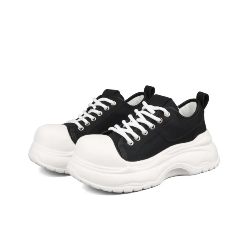WENPU Height Increasing Lightweight Breathable Low-Top Casual Shoes Women's-9