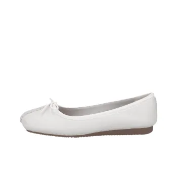 Clarks FRECKLE ICE Casual Single Shoes Women's White