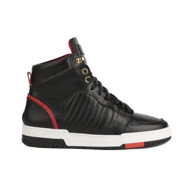 Giuliano Galiano High-Top Skateboard Shoes Men's Black-1