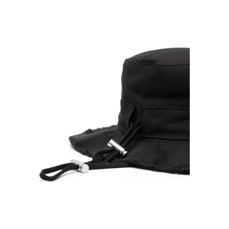 Jacquemus Bucket Hats Unisex Black-3