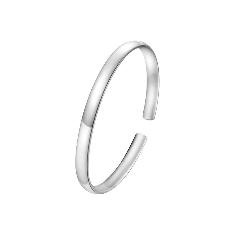 Sentimentality Pure Silver Bangles Women's-0