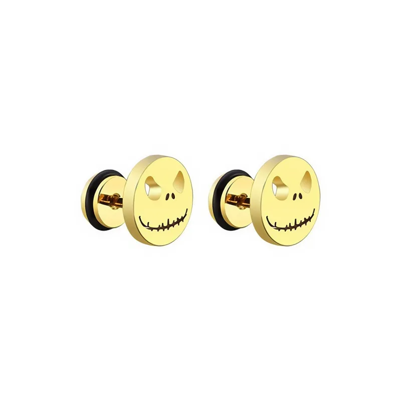 KING OF BLING Alloy Stud Earrings Unisex-9